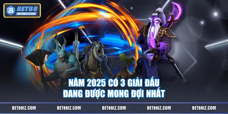 Năm 2025 có 3 giải đấu đang được mong đợi nhất